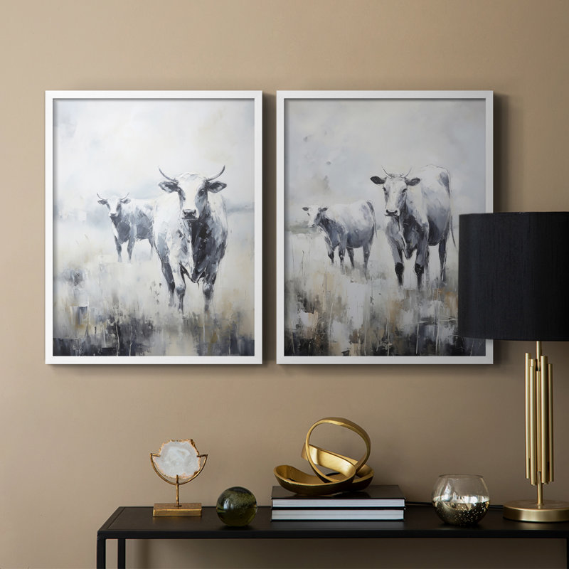 ANIMALS Series CCLX - reproduction encadrée de qualité supérieure - prête à être accrochée - aucun clou requis - aucun clou requis