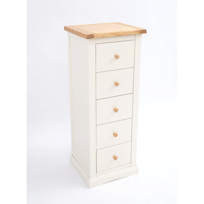 45 cm W Chest of 5 Drawers