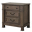 Transitional Style 1Pc Nightstand USB Port Felt Lined Top And Dovetail Drawers Bedroom Furniture