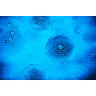 Bubbles Abstract by Subman - Wrapped Canvas Print