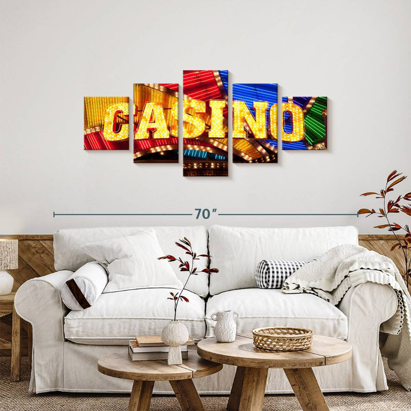 Casino, 24" H x 55" W