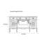 Buffet en bois de style français élégant-1738498114