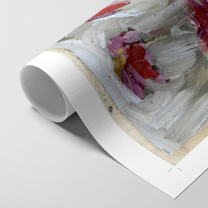 Zinnia I - Impression sur toile seulement - NON CADRE