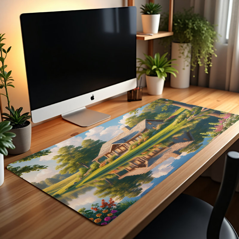 Polyester Desk Pad, 31.5x15.5