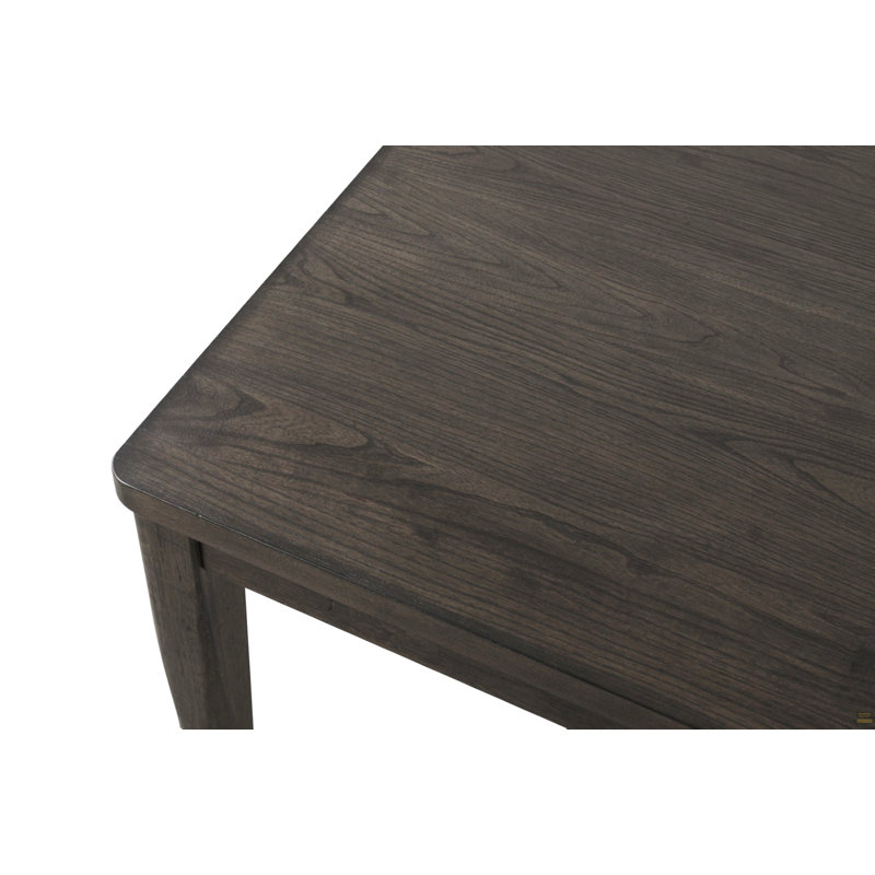 Ensemble de salle à manger 7 pièces en bois de noyer foncé 6X
