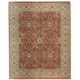 Cote D’Azure Handmade Wool Floral and Oriental Area Rug