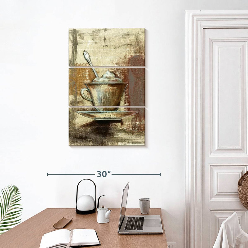 Yarlin Cafe Classico III Neutral, 32" H x 20" W