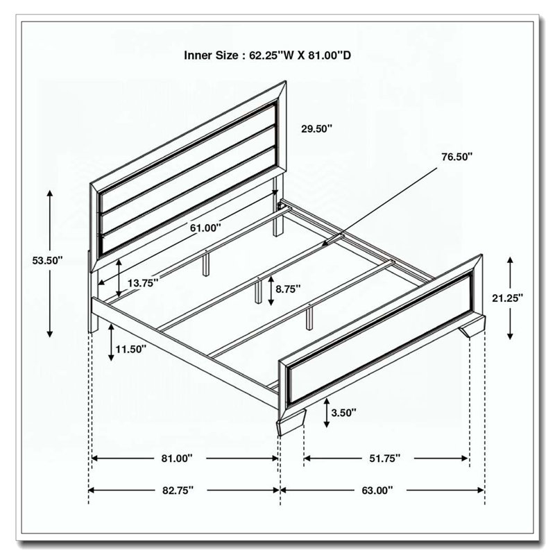 Wood Panel Bed