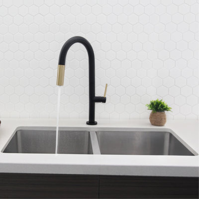Stylish Catania One-Handle Pull Down Kitchen Faucet
