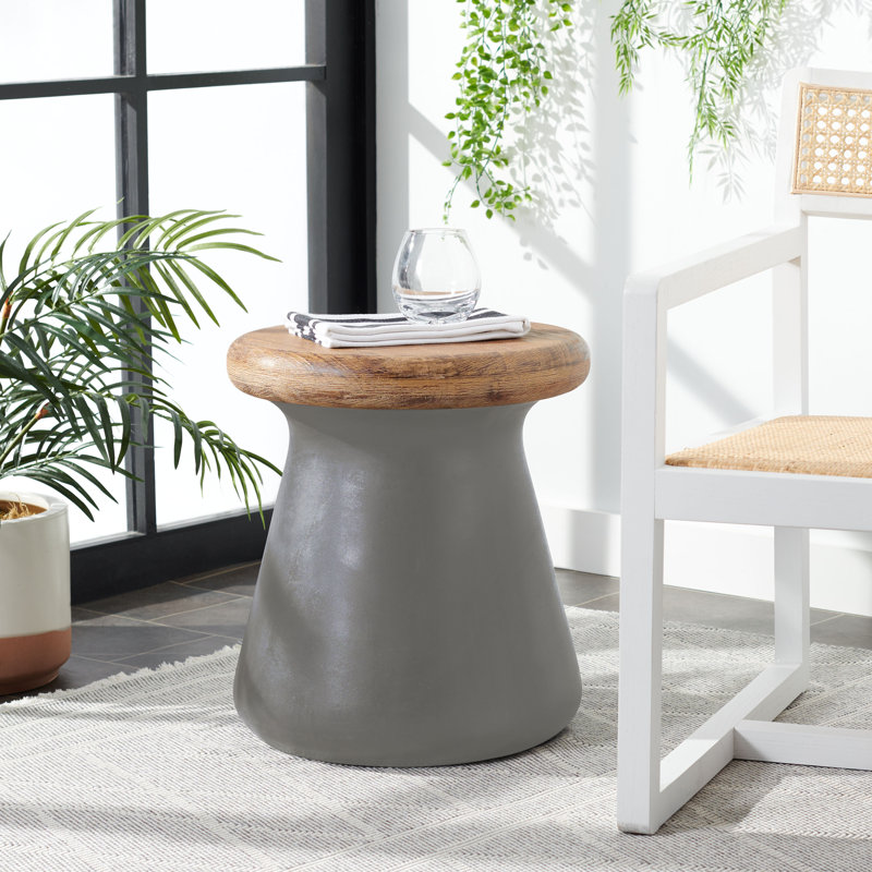 Table de bout Kaziya, Gris foncé