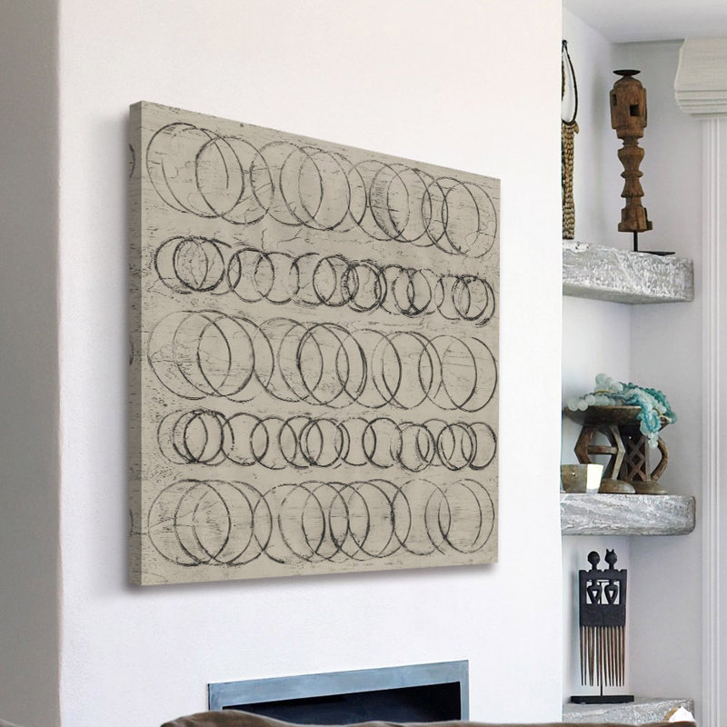 "Ring Connections" Print on Wrapped Canvas, 32" H x 32" W x 1.5" D