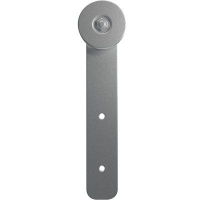 Economy Straight Strap Steel Single Door Barn Door Hardware Kit Standard Single