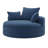 360° Swivel Sofa Chair Accent Barrel Chair Swivel Round Chair With Dual-Layer Cushion Design And 3 Removable Pillows-116062349