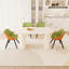 Ensemble de table de salle à manger en bois de polyuréthane 63 po-1069238742