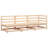 Ophelia & Co. Patio Sofa 3-Seater Solid Wood Pine-558185559