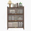 Armoire en métal avec 3 portes rabattables pour la chambre à coucher, le bureau, le salon, le couloir et le vestibule