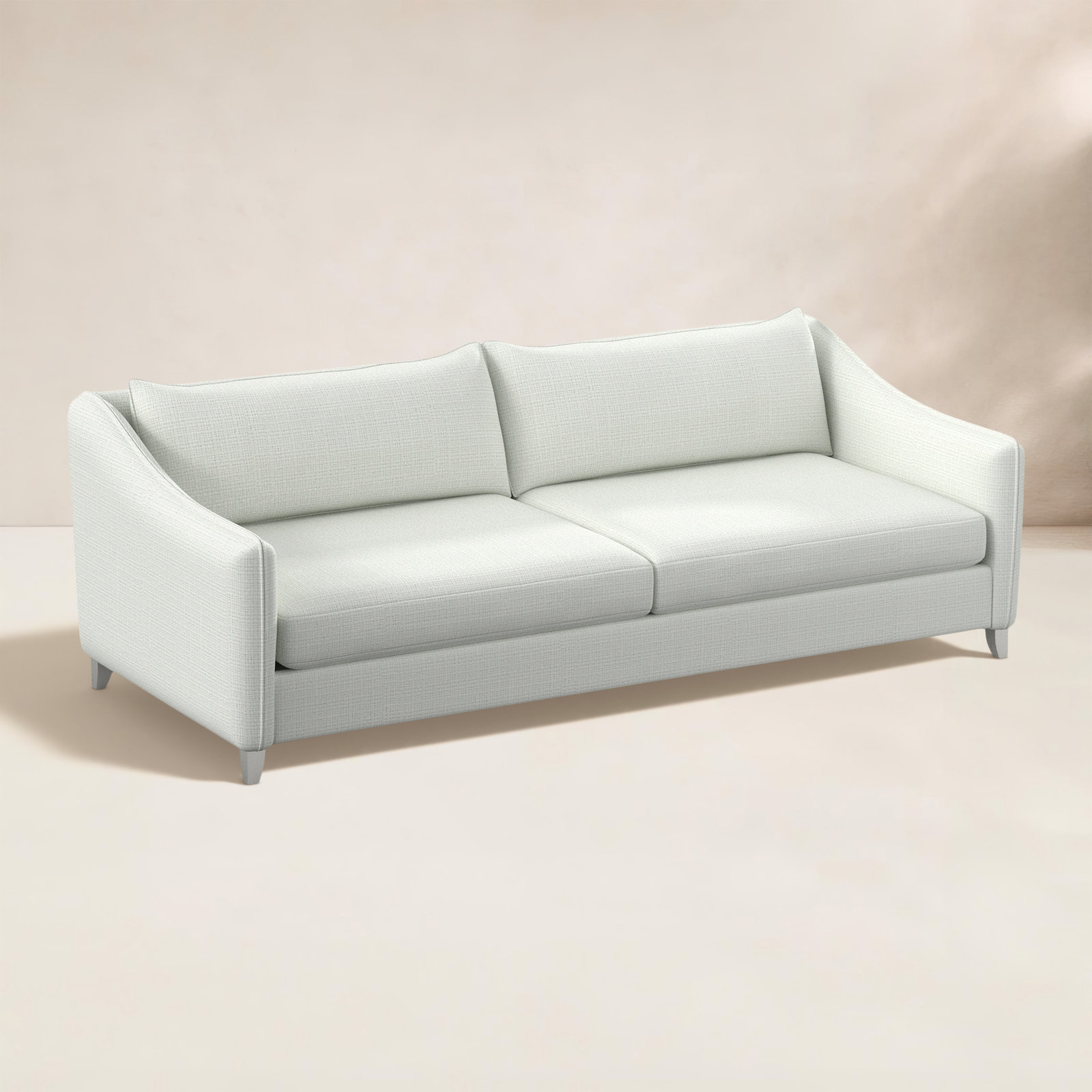 Seyfried 90 " Patio Sofa, Cream Linen 6025-002