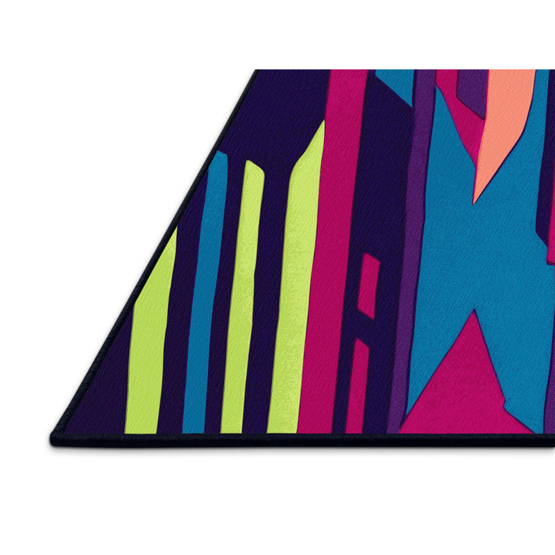 Cyber Glow Rug, Rectangle 6' x 9'