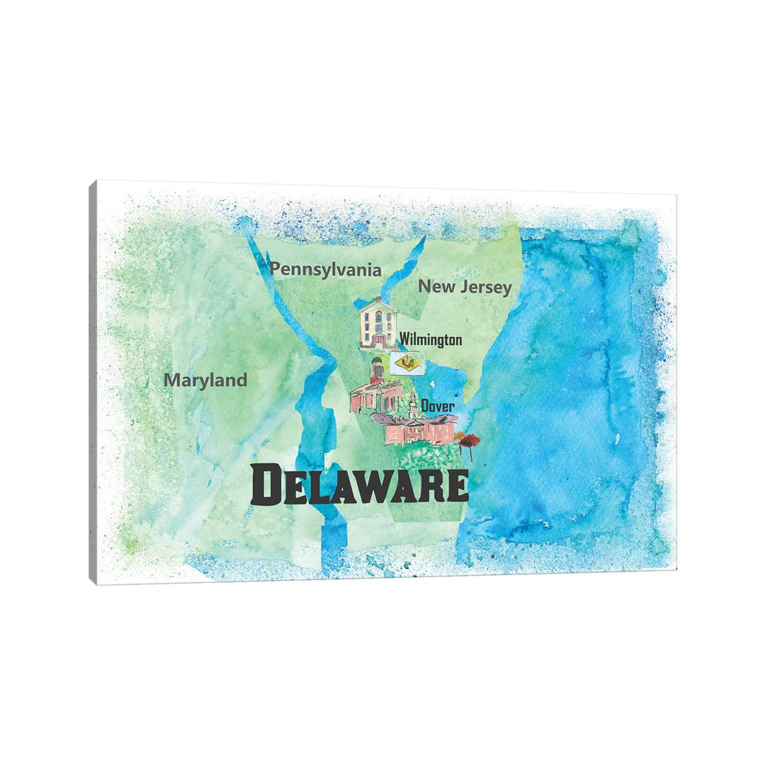 Delaware Travel by Markus & Martina Bleichner - Wrapped Canvas Print