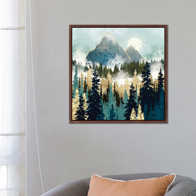 Misty Pines - Print on Canvas