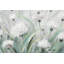 Hand -painted floral shimmer acrylic painting