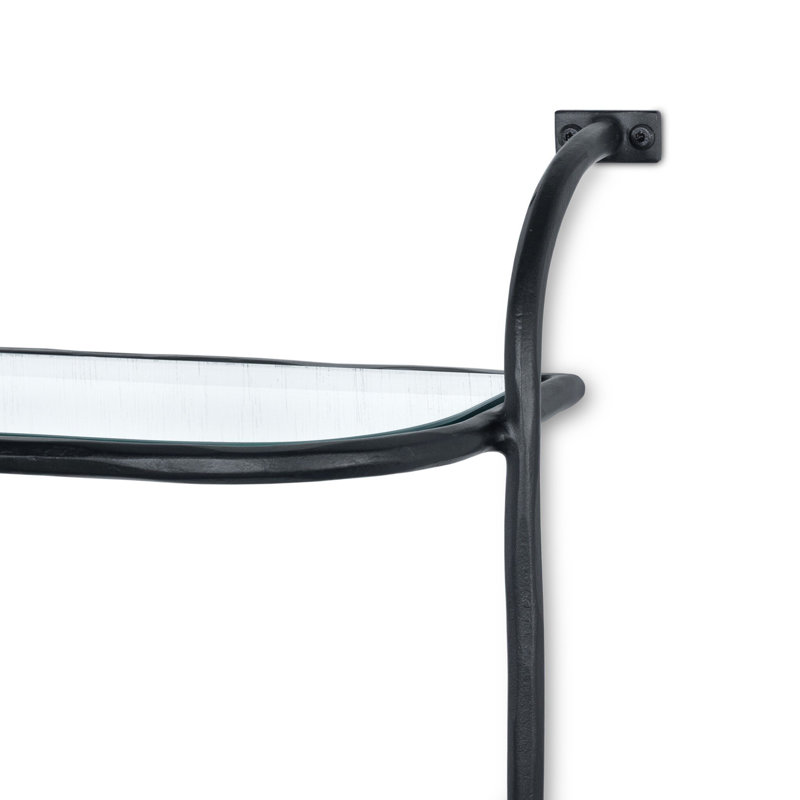 Swinton Shelf-Hammered Gunmetal, Hammered Gunmetal