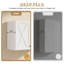 Armoire murale de ferme l 35 po x H 19 po avec portes de grange, armoire de rangement murale pour la cuisine, le garage et la salle de lavage