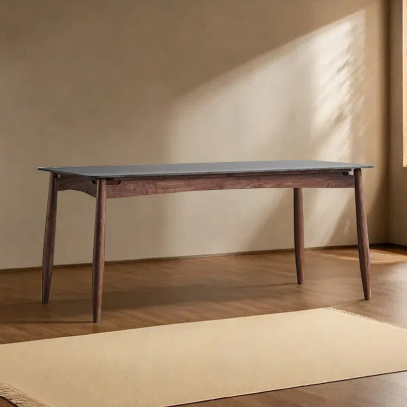 Rectangular family dining table, 29.53"H x 78.74"L x 33.46"W