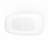51" Deep Soaking Solid Surface Freestanding Bathtub with Integrated Ergonomic Seat