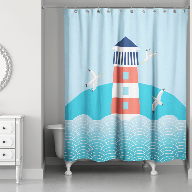 Rideau de douche simple Nickolas