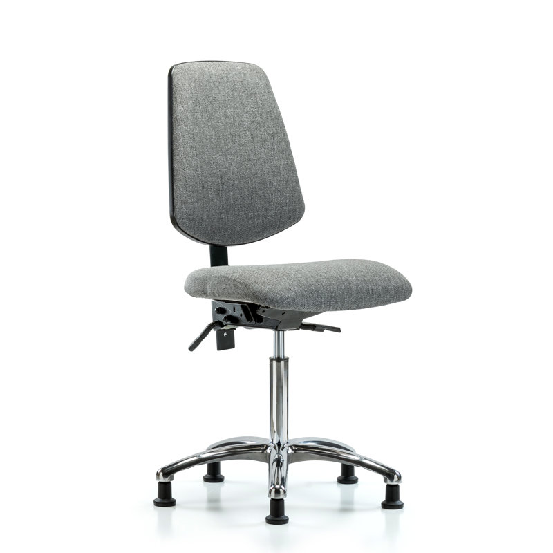 Chaise de travail Jalyn, Patins, Gris, Non inclus