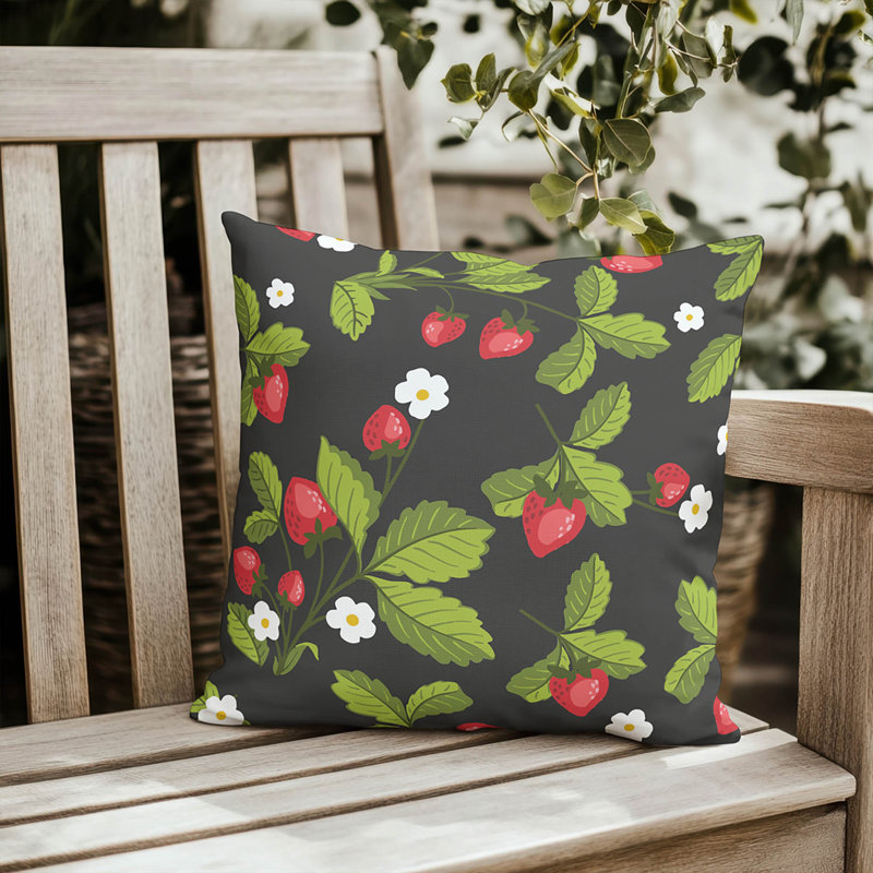 Palm Outdoor Pillow, 16"H x 16"W
