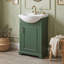 Meuble-lavabo autoportant de style français avec lavabo en céramique-133528826