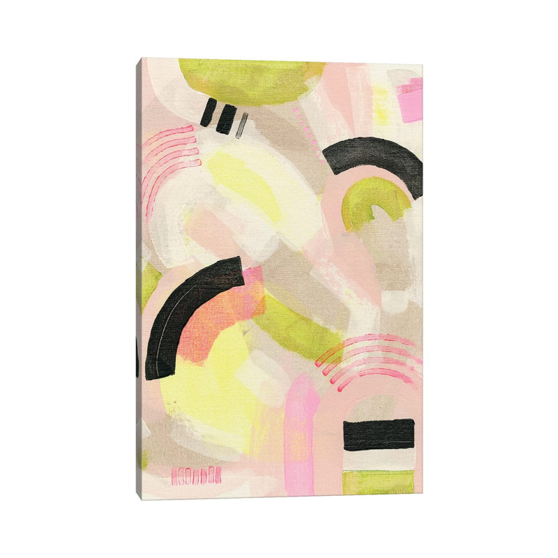 Neon Marks II by Nikki Galapon - Wrapped Canvas Gallery-Wrapped Canvas Giclée, 20.32 cm H x 30.48 cm W