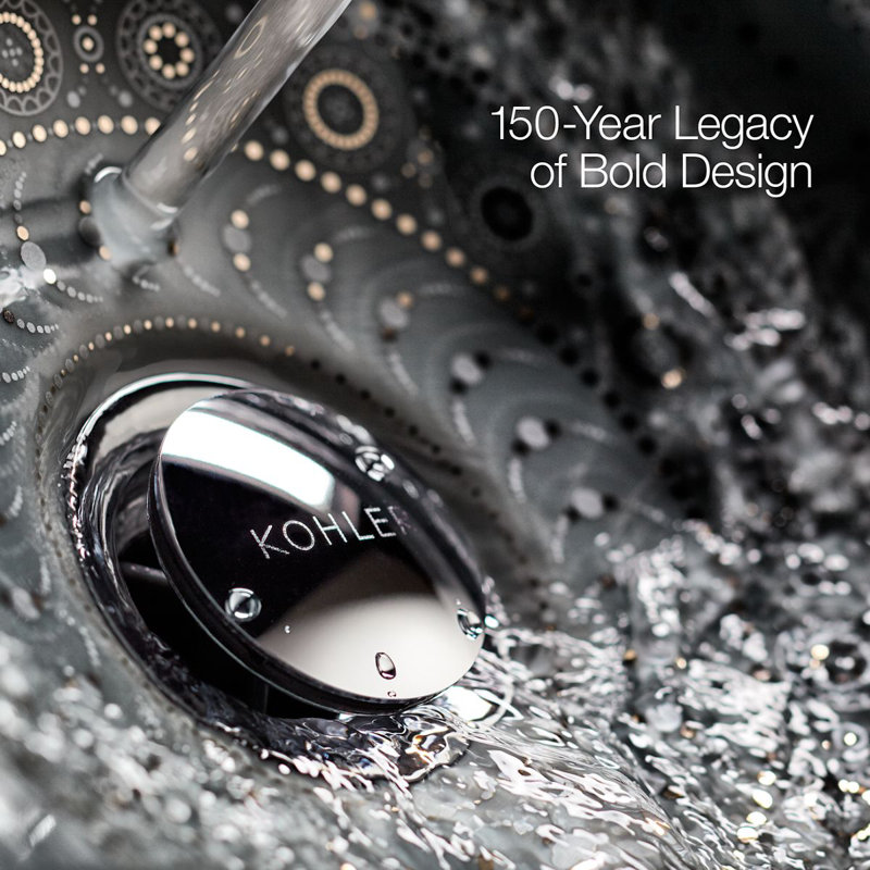 Bryant Ceramic Oval Drop-In Bathroom Sink with Overflow, Black Black, 8" Centers