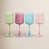 Vert / rouge / bleu / rose