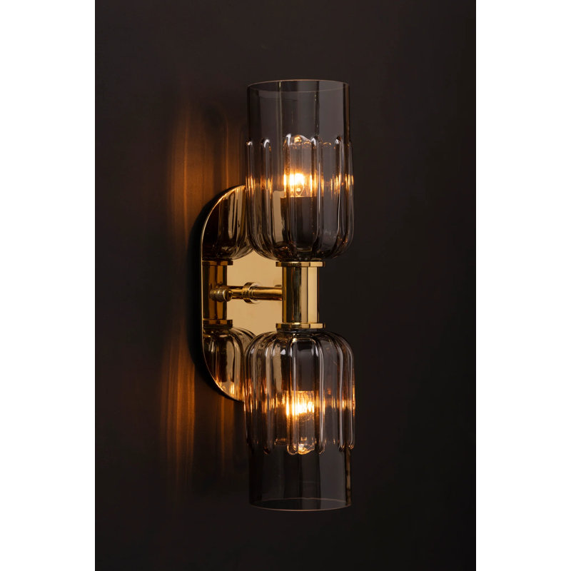 Escalade 2 - Light Armed Sconce, Polished Brass