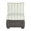 Fauteuil de chambre modulaire rustique tissé - gris ardoise-600847099-600847749-600847073