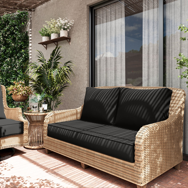 Coussin de siège / de dossier Wynee, Noir