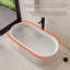 Baignoire autoportante à surface solide en résine Tangent