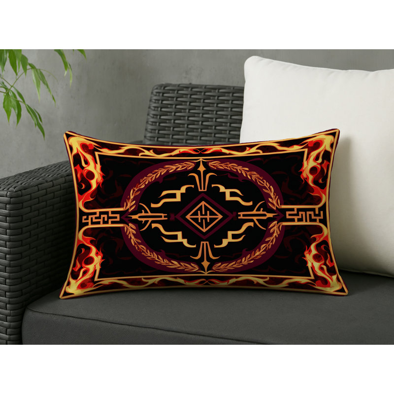 Renaissance Glow Indoor And Outdoor Throw Pillow, Rectangle 14"H x 20"W