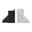 Serre-livres noir et blanc Aleemah Speckled