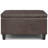 Harrison 30"W Upholstered Transitional Square Lift-Top Ottoman with Hidden Storage-596577268