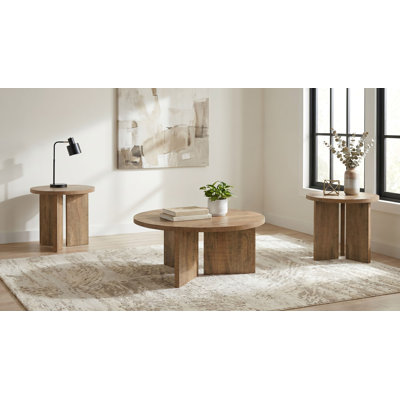 Ensemble de 3 tables basses Harout