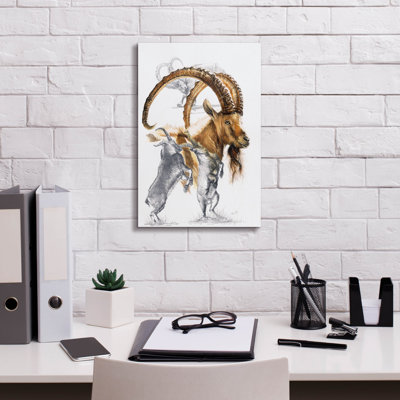 «Ibex» par Barbara Keith, art mural sur toile
