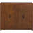 Mid-Century Narrow Walnut Sideboard, 2-Door Credenza