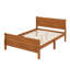 Lit plateforme double en bois avec tête de lit-1124520409-1124520390