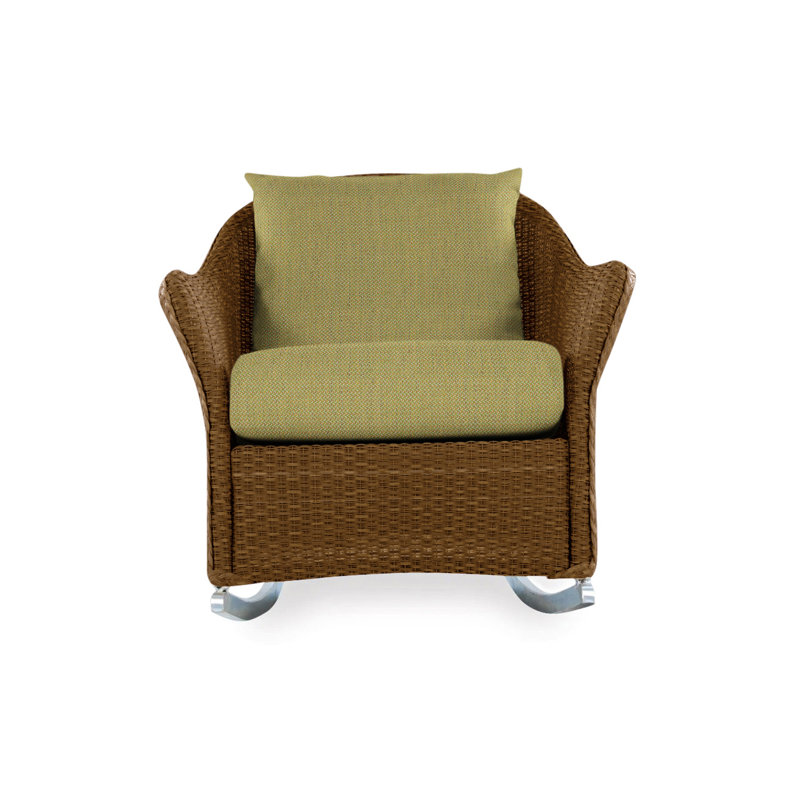 Weekend Retreat Outdoor Rocker Chair, Loveboat Mint, Bark
