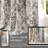 Linen Blackout Peony Flower Printed Rod Pocket Curtain Pair-50202989-50189901