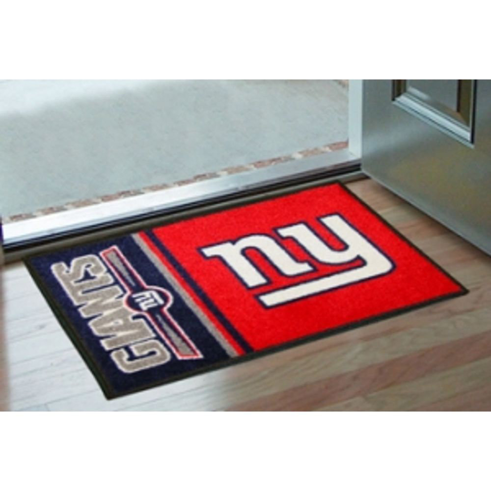 FANMATS New York Giants Rubber Door Mat